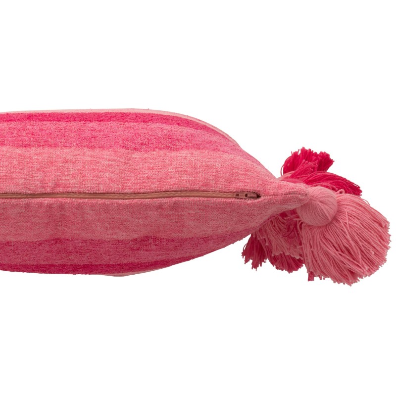 POPPY Coussin + floches Rose/Rose