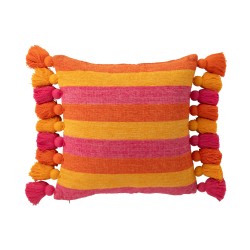 POPPY Coussin + floches Multico