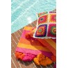 POPPY Coussin + floches Multico