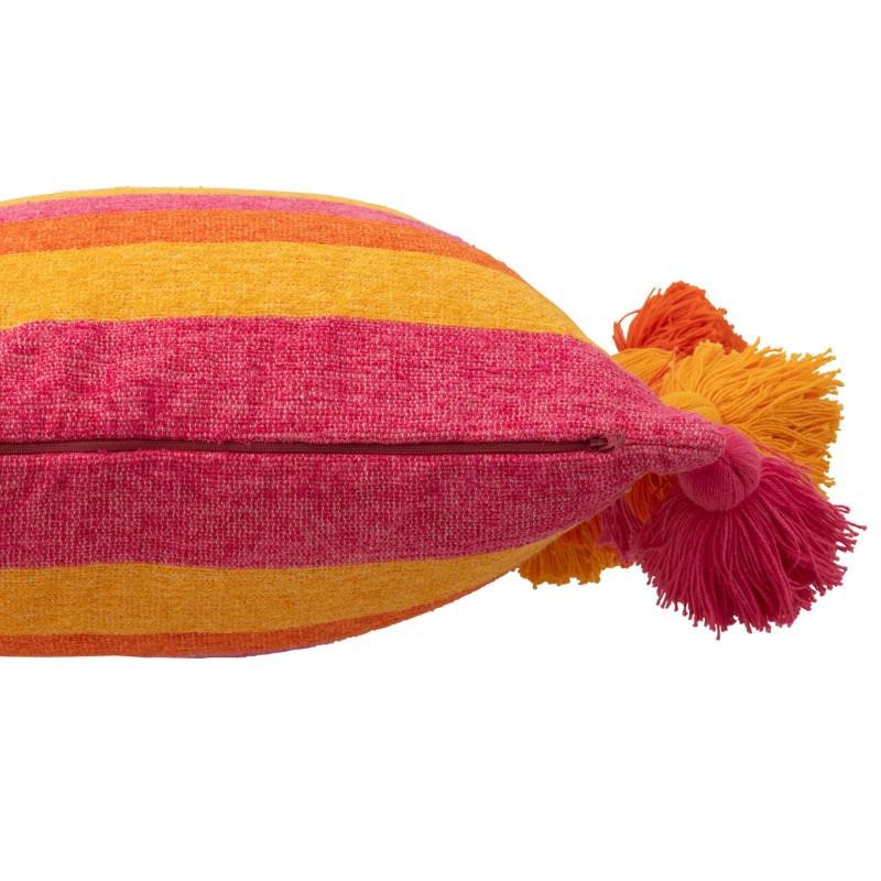 POPPY Coussin + floches Multico