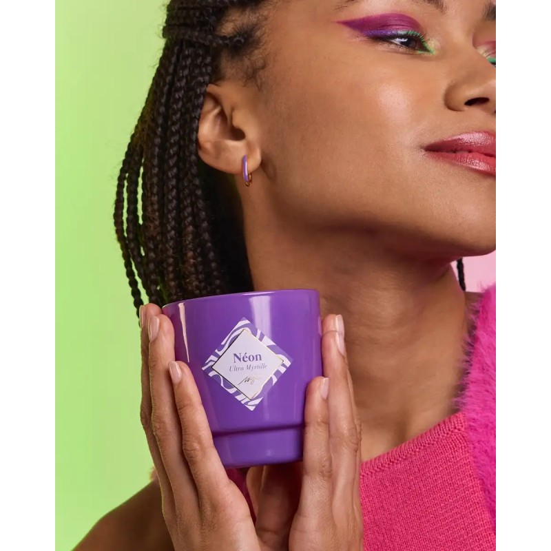 NEON Ultra Myrtille Bougie Bijoux - Earrings mauve