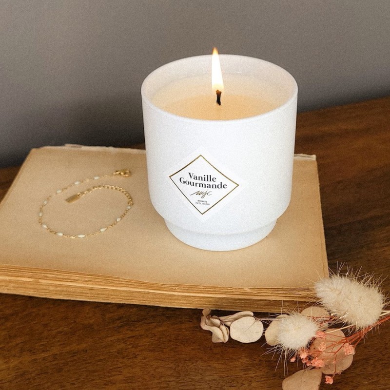 Vanille Gourmande /Bougie bijou + parfum MJC