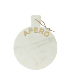 Planche marbre ronde - APERO