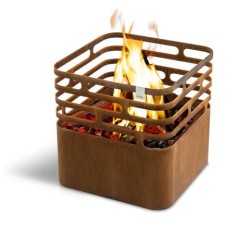 CUBE Brasero - BBQ - Table Acier Corten
