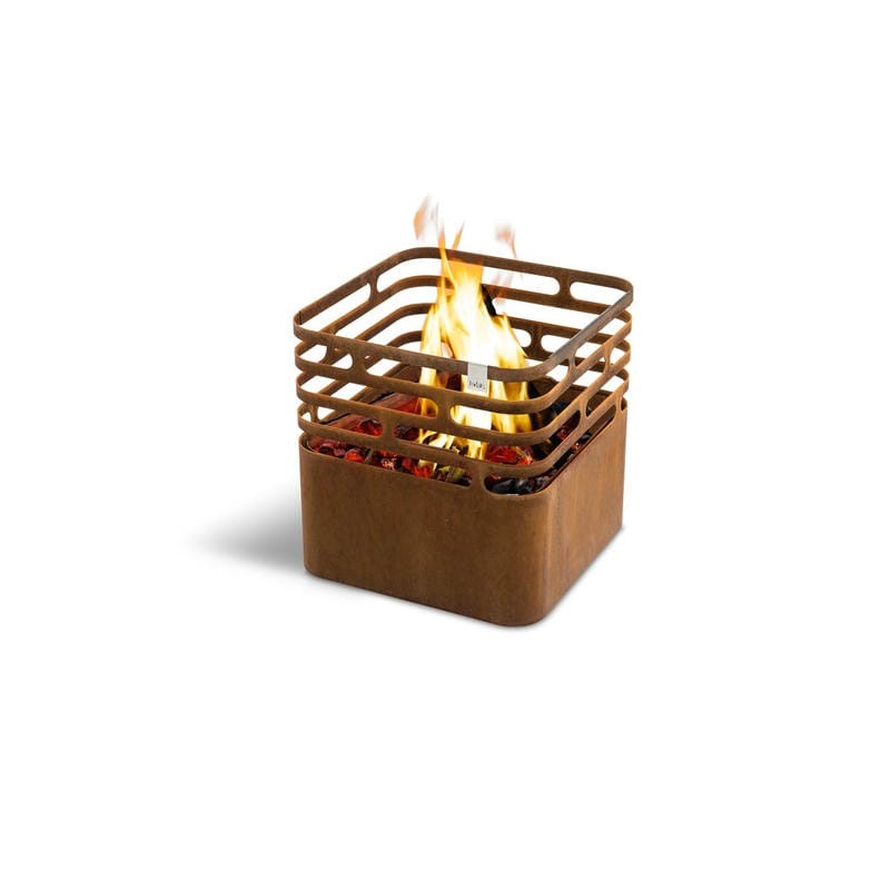 CUBE Brasero - BBQ - Table Acier Corten