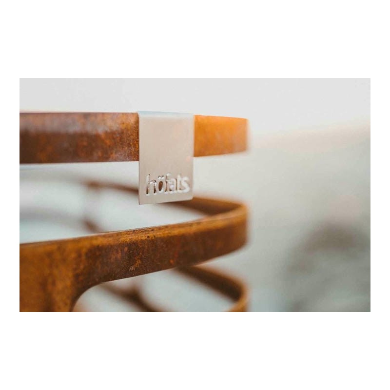CUBE Brasero - BBQ - Table Acier Corten