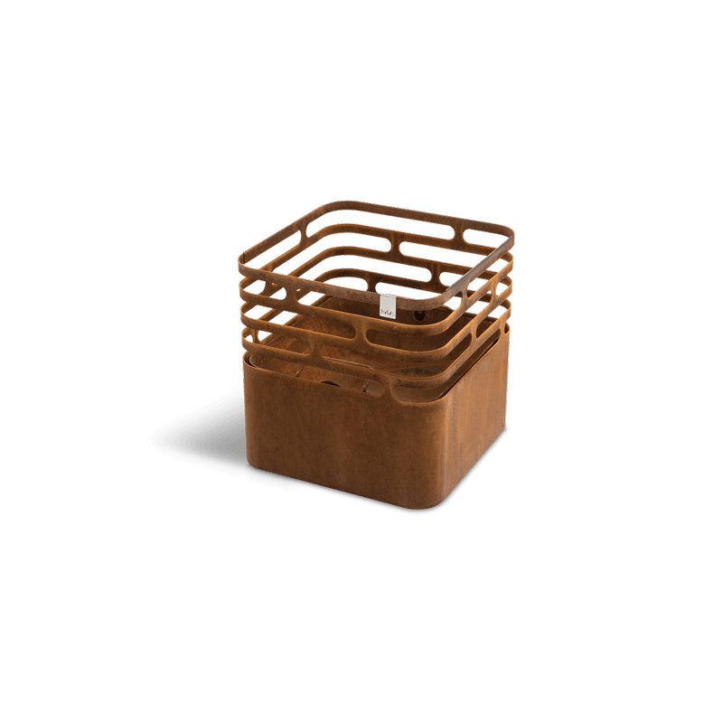 CUBE Brasero - BBQ - Table Acier Corten