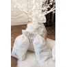 Arbre Nu   Led   Perles Metal Blanc 180cm