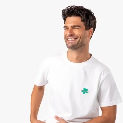 T-shirt Flower homme Blanc x imprimé fleurs