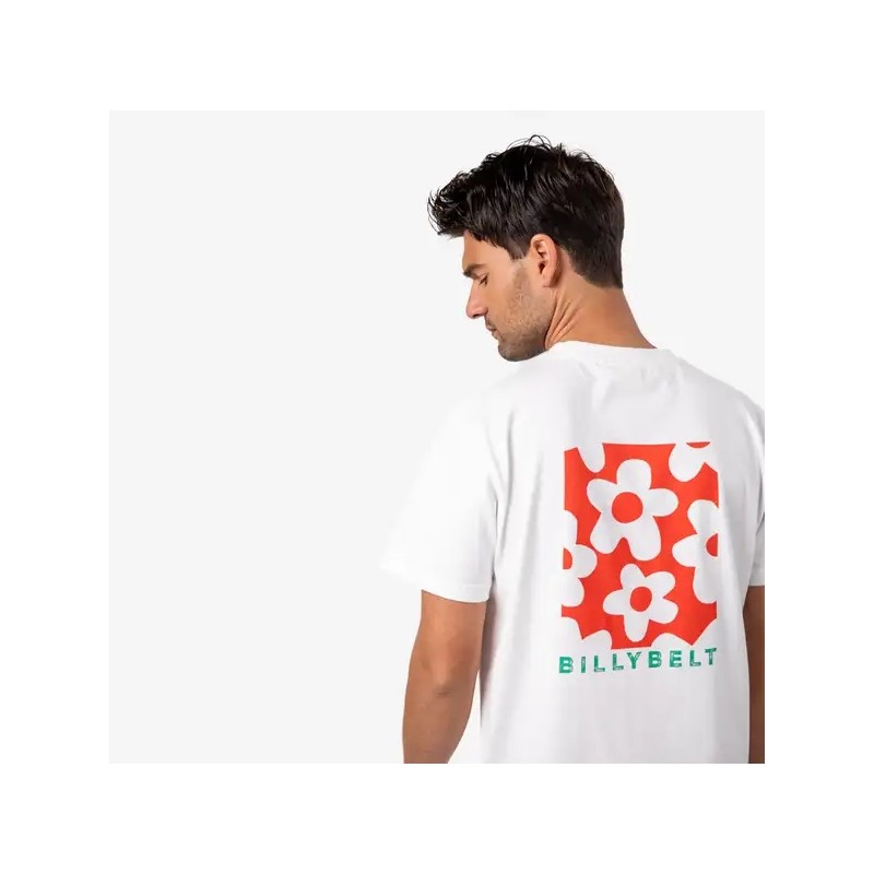 T-shirt Flower homme Blanc x imprimé fleurs