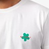 T-shirt Flower homme Blanc x imprimé fleurs