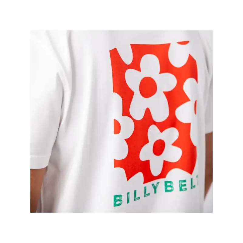 T-shirt Flower homme Blanc x imprimé fleurs