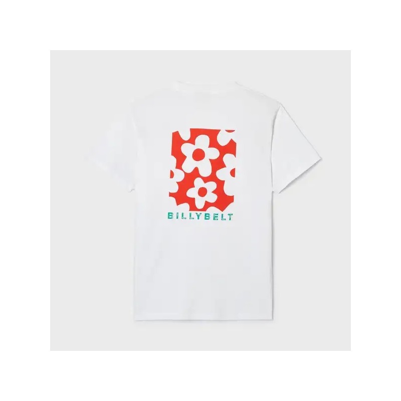 T-shirt Flower homme Blanc x imprimé fleurs