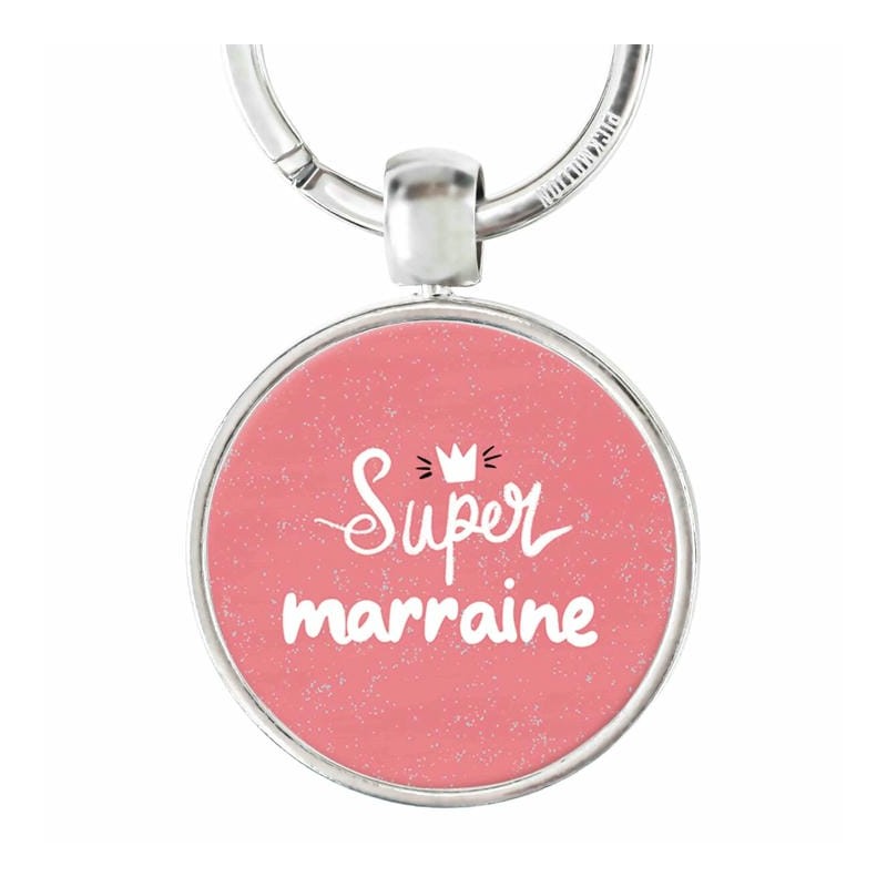 Porte Clé - Super marraine
