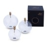 Lampes à huile boule lisse & laiton