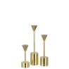 Emma Trio de chandeliers métal Gold