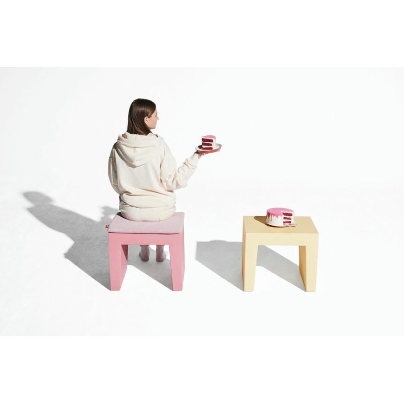 CONCRETE SEAT pouf & table d'appoint