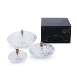 Lampes à huile disque élégant & laiton