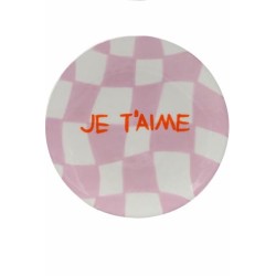 Je t'aime Assiette dessert Diego
