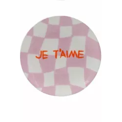 Je t'aime Assiette dessert Diego