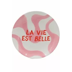 La vie est belle Assiette dessert Diego
