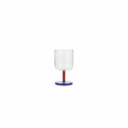 Bobbie verres à vin sur petit pied S/2
