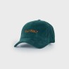 Casquette en velour Vert sapin