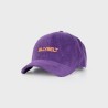Casquette en velour Violet