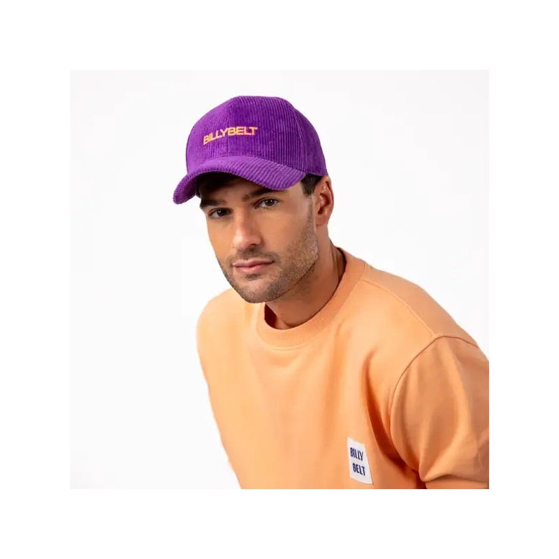 Casquette en velour Violet