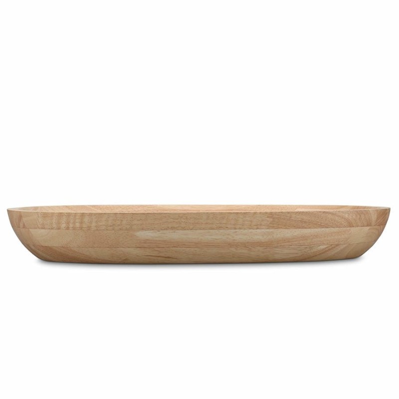 Plat à servir/ Saladier Ovale en bois essenza