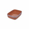 DUO Plat au four orange/violet Large