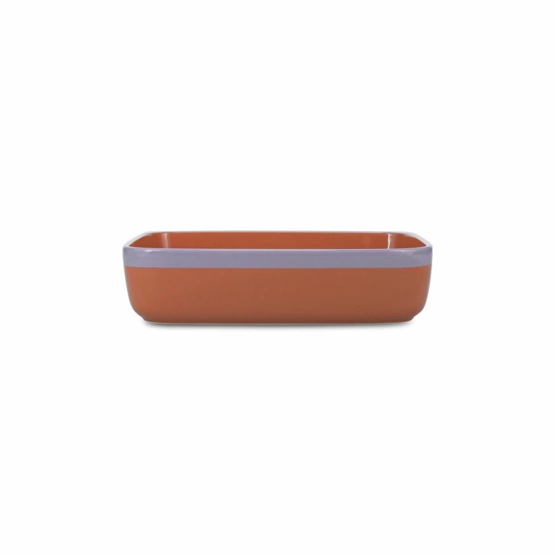 DUO Plat au four orange/violet Large