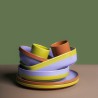 DUO Plat au four violet/green Small