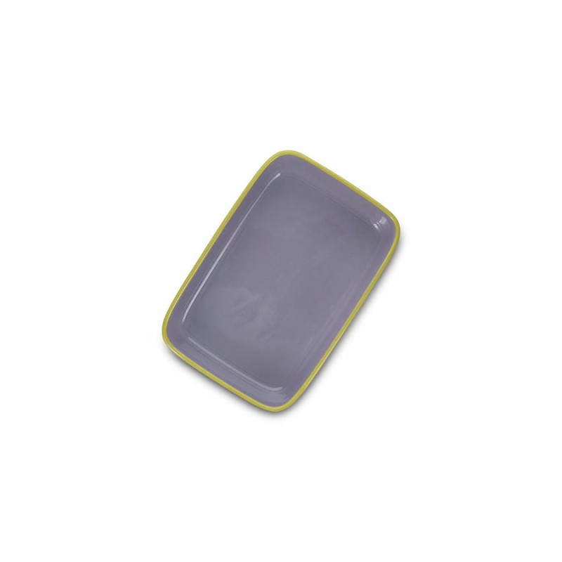 DUO Plat au four violet/green Small