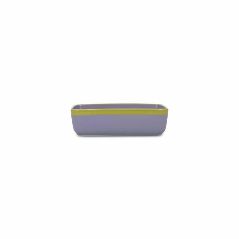 DUO Plat au four violet/green Small