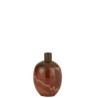 Aline Vase oval céramique rouille