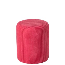 Lulu le pouf cotelé colorful fuschia