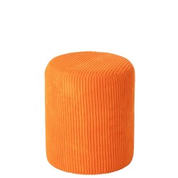 Lulu le pouf cotelé colorful Orange