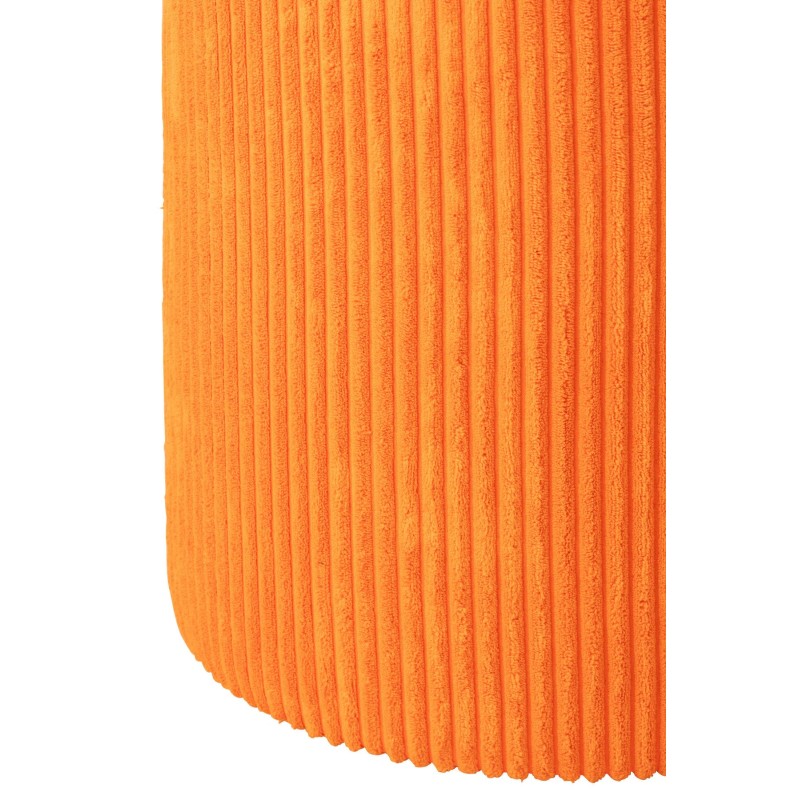 Lulu le pouf cotelé colorful Orange