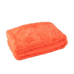 Plaid CUTIE Corail FLUO