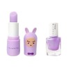 Coffret MAUVE duo baume à lèvres & vernis à l'eau Guimauve /Myrtille