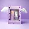Coffret MAUVE duo baume à lèvres & vernis à l'eau Guimauve /Myrtille