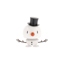 Bonhomme de neige blanc Hoptimist /Chapeau noir
