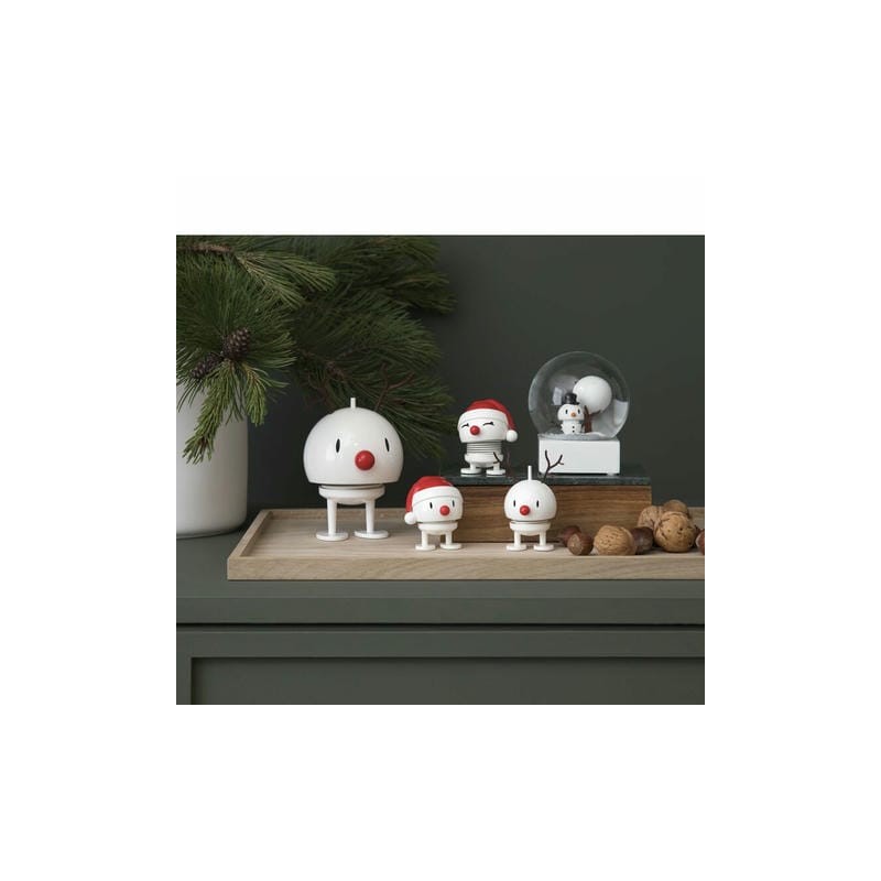 Bonhomme de neige blanc Hoptimist /Chapeau noir