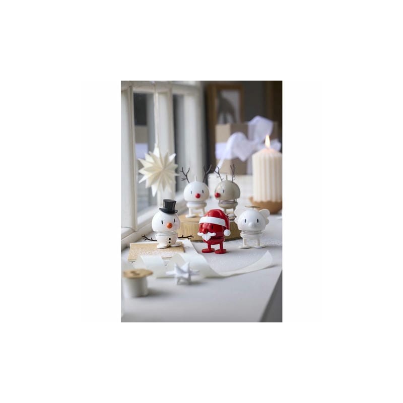 Bonhomme de neige blanc Hoptimist /Chapeau noir