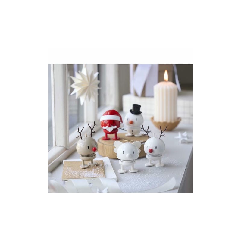 Bonhomme de neige blanc Hoptimist /Chapeau noir
