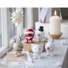 Bonhomme de neige blanc Hoptimist /Chapeau noir