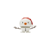 Bonhomme de neige blanc Hoptimist /Chapeau noel Soft Touch