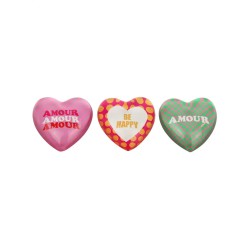 Presse papier Coeur Amour/Be Happy Color Pop