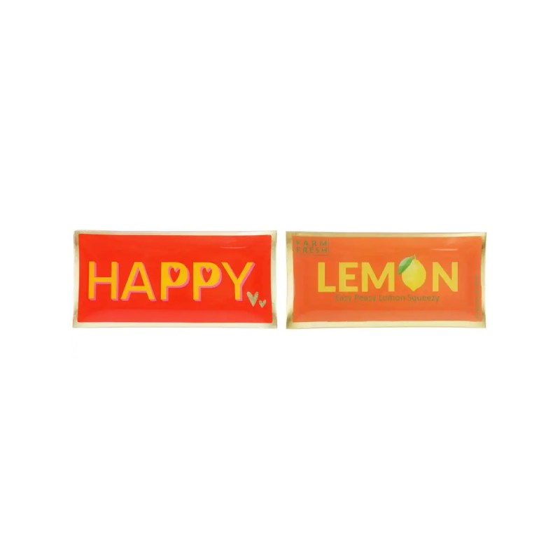 Assiette/ Vide poche rectangle Color pop